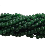 2 Strands, 6MM Round Imitation Jade Glass Beads Strands, Jelly Style Glass Spacer Beads for Jewelry Making, each 31~32 Inches