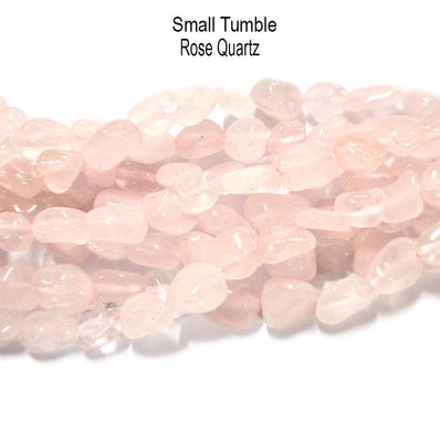 Rose Quartz 6~9mm Small Tumble Approx 55 Beads