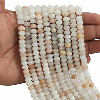 1 LINE PACK' PINK AVENTURINE APPROX 8x5 MM SMOOTH BEADS