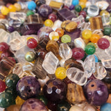 50 PIECES MIX PACK OF ASSORTED GEMSTONE SEMI PRECIOUS BEADS