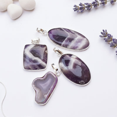 1 PIECE PACK' AMETHYST GEMSTONE PENDANT
