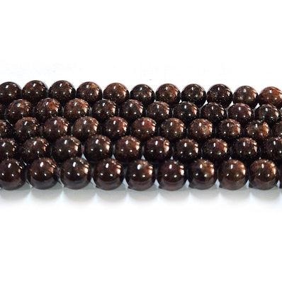 Garnet 8mm Semi Precious Round Beads with smooth polish and rich natural (Authentic)  perfect for bracelets, malas, and premium DIY jewelry projects. Sold Per Line  48~49 beads
