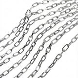 5x9mm Nickel Silver Cut Iron Alloy Chain – Approx. 1 Meter for Jewellery Making