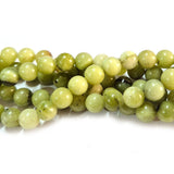 8mm Round Gemstone Beads, Serpentine Stone Per Line Approx 45 Beads