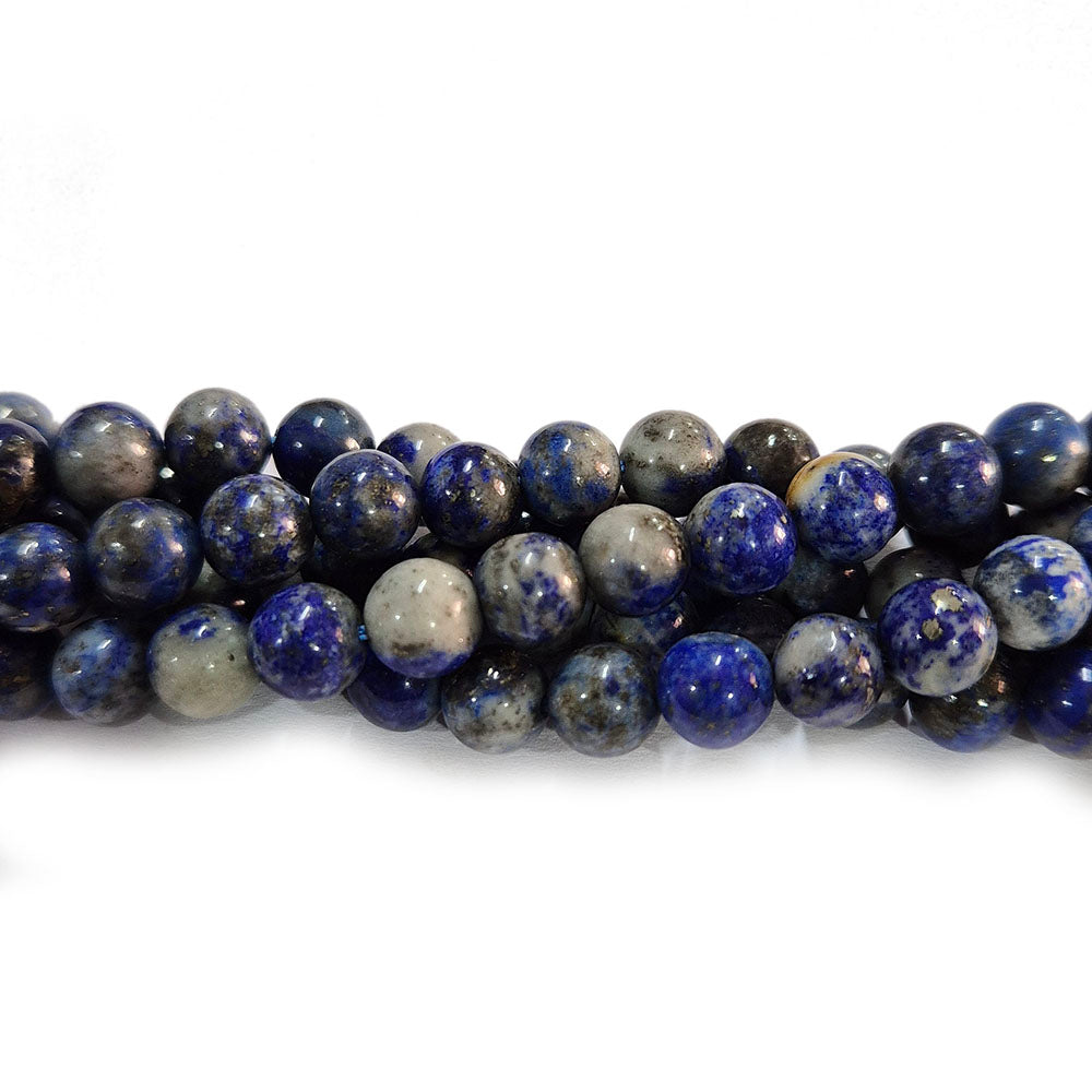 Lapis Lazuli 6mm Round Gemstone Beads Sold Per Line Approx  60~65 beads