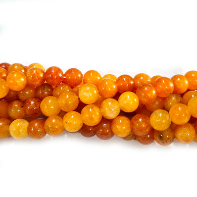 Agate 6mm Round Gemstone Beads Sold Per Line Approx  60~65 beads