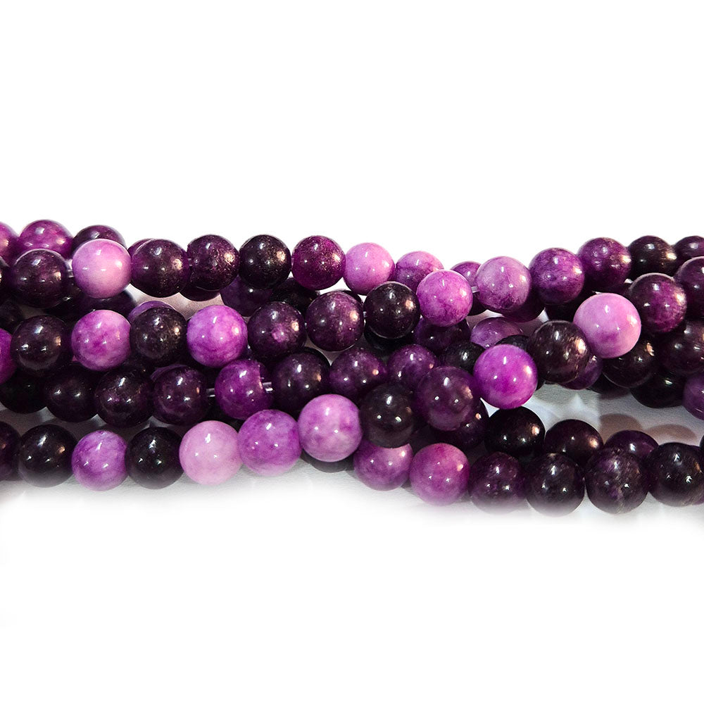 Agate 6mm Round Gemstone Beads Sold Per Line Approx  60~65 beads