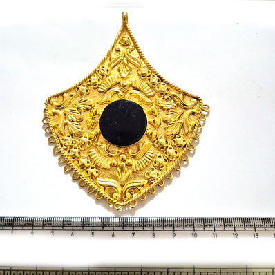 Large Gold Plated Statement Pendant | Limited Stock Sale | Jewelry Making Pendant | Single Piece