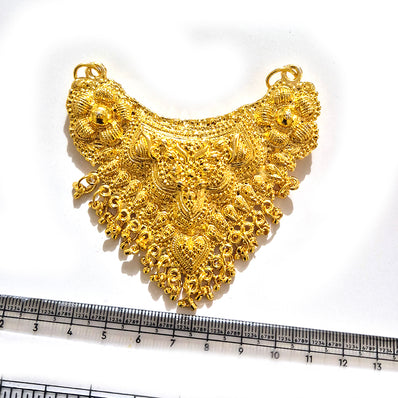 Large Gold Plated Statement Pendant | Limited Stock Sale | Jewelry Making Pendant | Single Piece