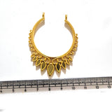 Large Gold Plated Statement Pendant | Limited Stock Sale | Jewelry Making Pendant | Single Piece