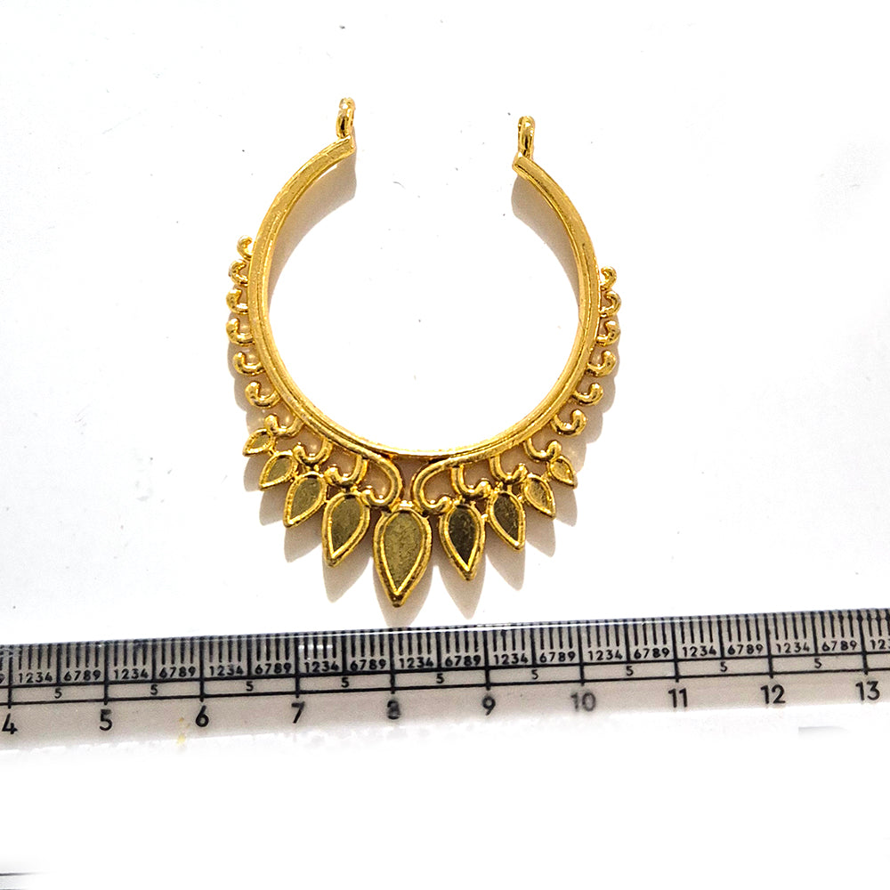 Large Gold Plated Statement Pendant | Limited Stock Sale | Jewelry Making Pendant | Single Piece