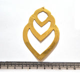 Large Gold Plated Statement Pendant | Limited Stock Sale | Jewelry Making Pendant | Single Piece