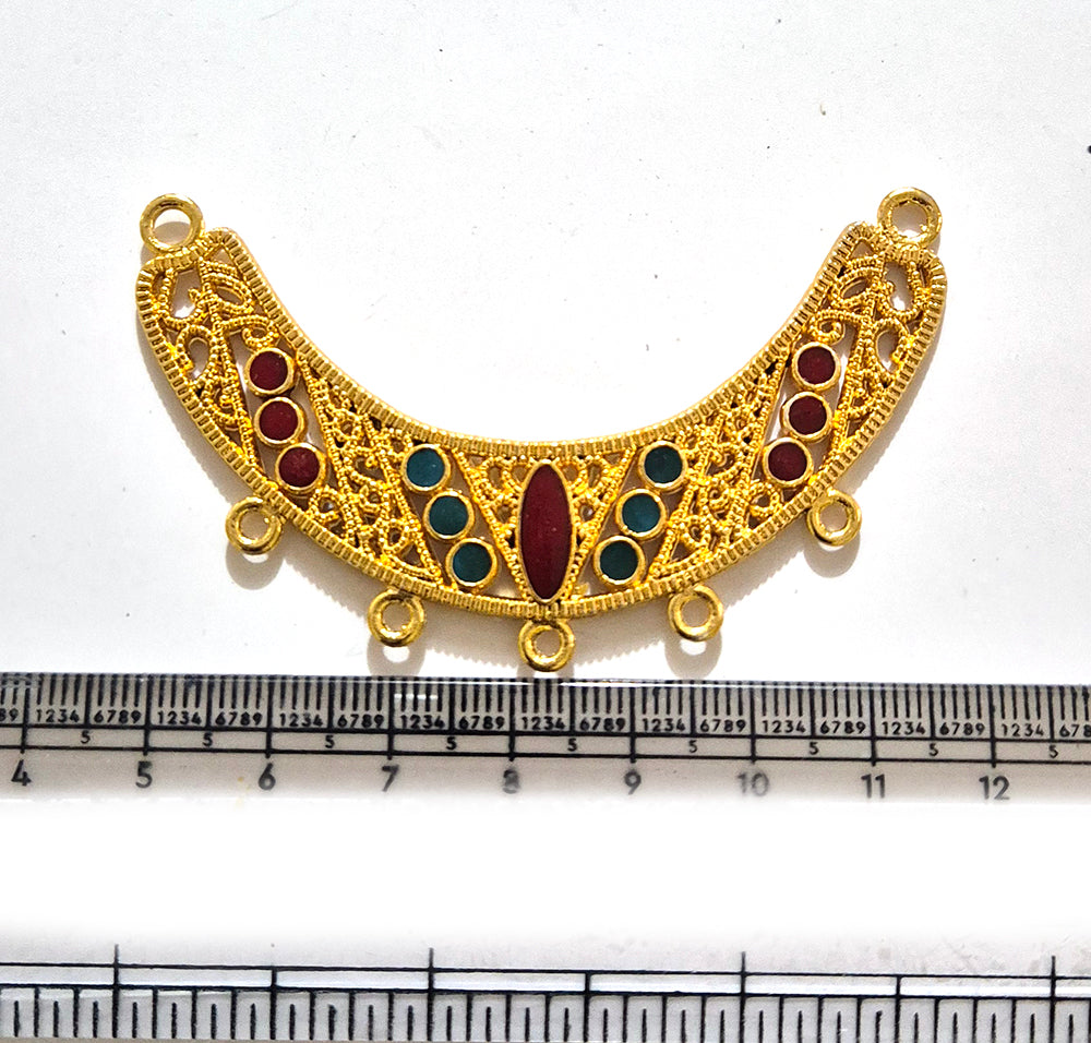 Large Gold Plated Statement Pendant | Limited Stock Sale | Jewelry Making Pendant | Single Piece