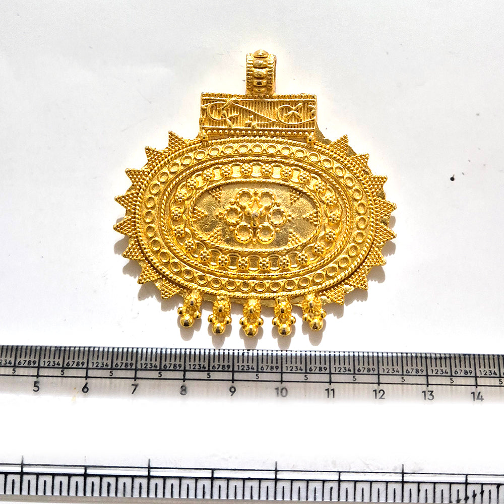 Large Gold Plated Statement Pendant | Limited Stock Sale | Jewelry Making Pendant | Single Piece