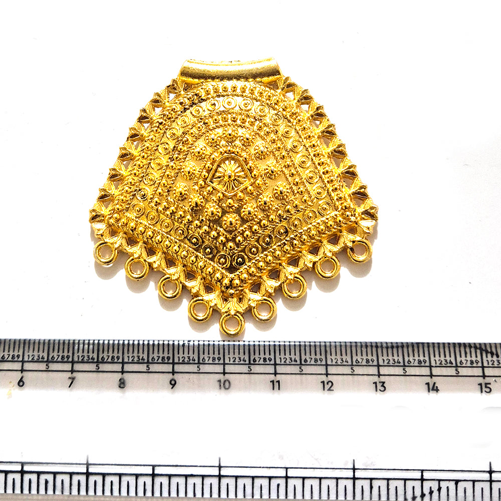 Large Gold Plated Statement Pendant | Limited Stock Sale | Jewelry Making Pendant | Single Piece