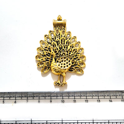 Large Gold Plated Statement Pendant | Limited Stock Sale | Jewelry Making Pendant | Single Piece