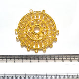 Large Gold Plated Statement Pendant | Limited Stock Sale | Jewelry Making Pendant | Single Piece
