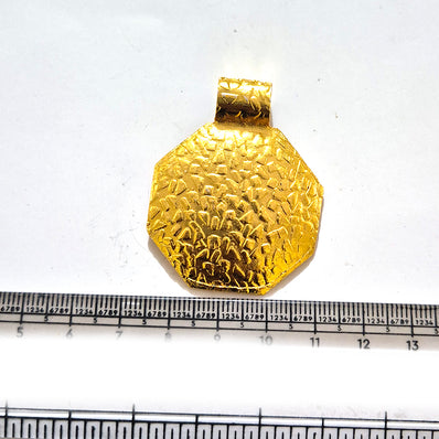 Large Gold Plated Statement Pendant | Limited Stock Sale | Jewelry Making Pendant | Single Piece