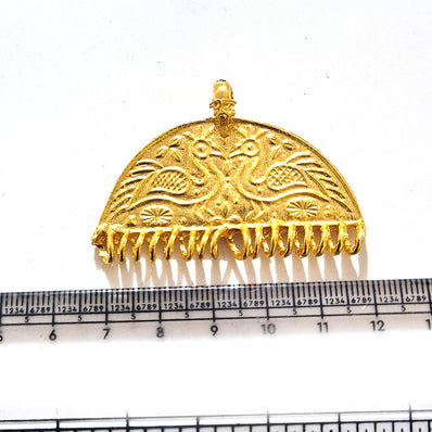 Large Gold Plated Statement Pendant | Limited Stock Sale | Jewelry Making Pendant | Single Piece