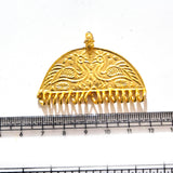 Large Gold Plated Statement Pendant | Limited Stock Sale | Jewelry Making Pendant | Single Piece