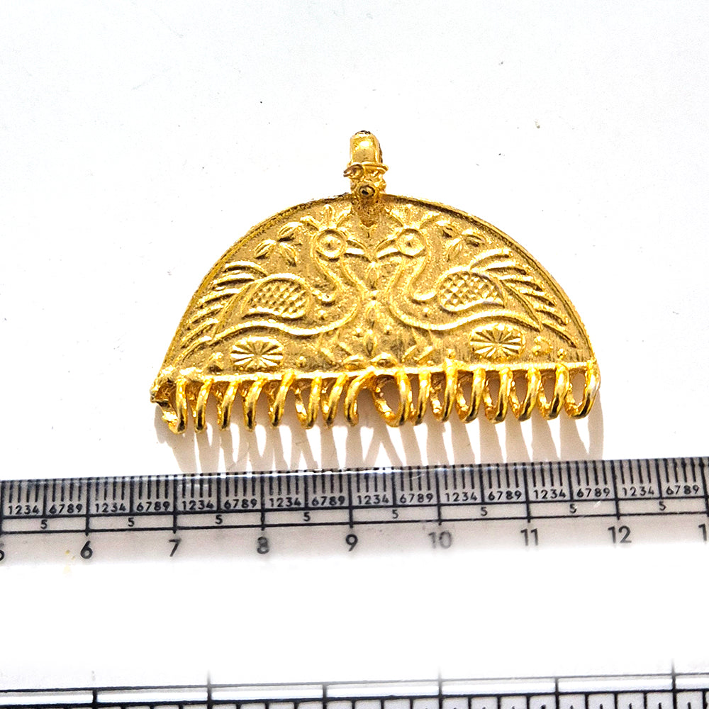 Large Gold Plated Statement Pendant | Limited Stock Sale | Jewelry Making Pendant | Single Piece