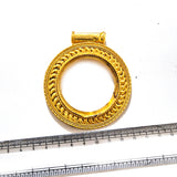 Large Gold Plated Statement Pendant | Limited Stock Sale | Jewelry Making Pendant | Single Piece