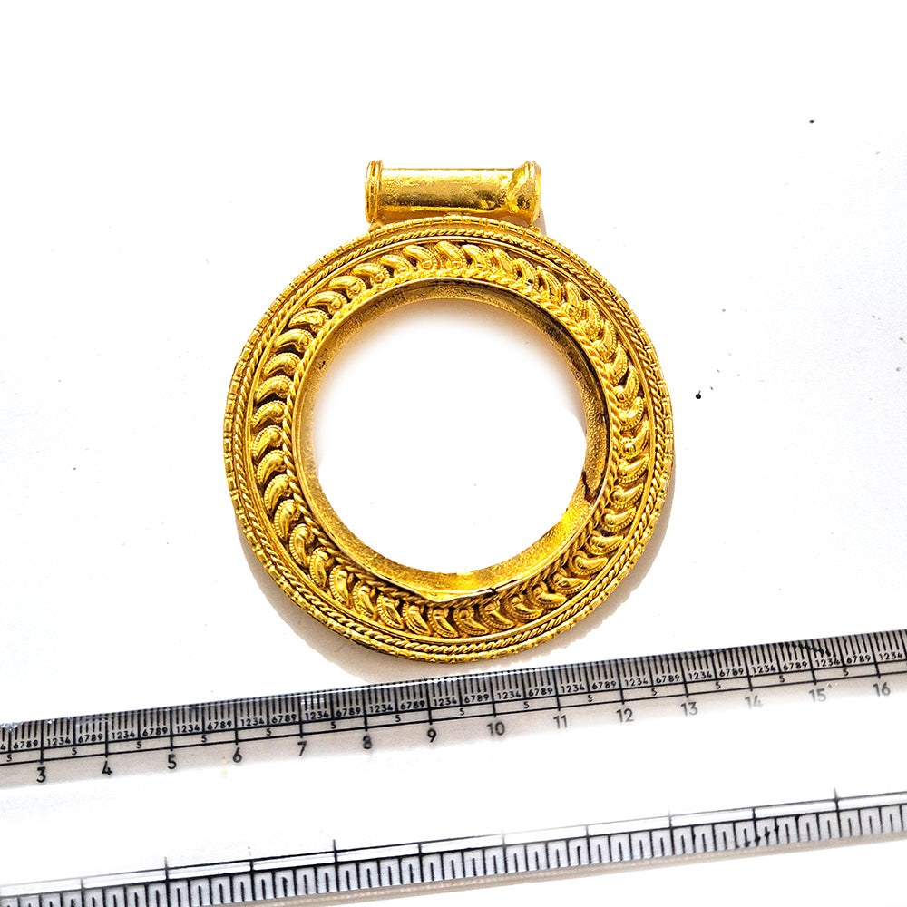 Large Gold Plated Statement Pendant | Limited Stock Sale | Jewelry Making Pendant | Single Piece