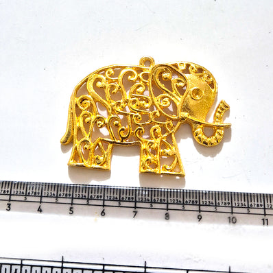 Large Gold Plated Statement Pendant | Limited Stock Sale | Jewelry Making Pendant | Single Piece