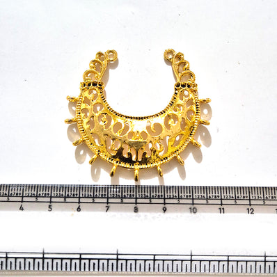 Large Gold Plated Statement Pendant | Limited Stock Sale | Jewelry Making Pendant | Single Piece