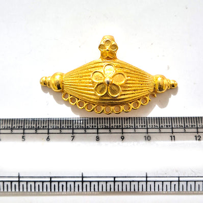 Large Gold Plated Statement Pendant | Limited Stock Sale | Jewelry Making Pendant | Single Piece