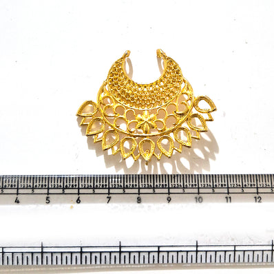 Large Gold Plated Statement Pendant | Limited Stock Sale | Jewelry Making Pendant | Single Piece