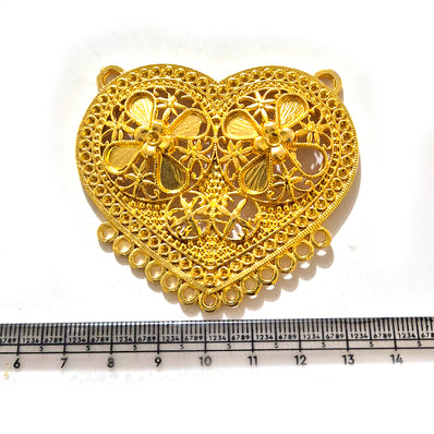 Large Gold Plated Statement Pendant | Limited Stock Sale | Jewelry Making Pendant | Single Piece