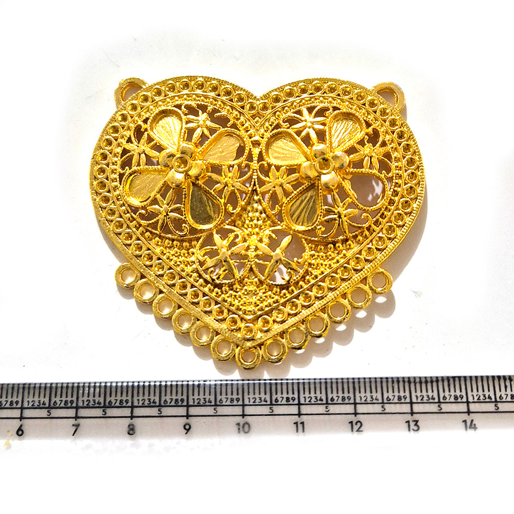 Large Gold Plated Statement Pendant | Limited Stock Sale | Jewelry Making Pendant | Single Piece
