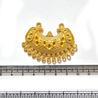 Large Gold Plated Statement Pendant | Limited Stock Sale | Jewelry Making Pendant | Single Piece