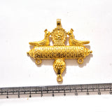 Large Gold Plated Statement Pendant | Limited Stock Sale | Jewelry Making Pendant | Single Piece