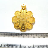 Large Gold Plated Statement Pendant | Limited Stock Sale | Jewelry Making Pendant | Single Piece