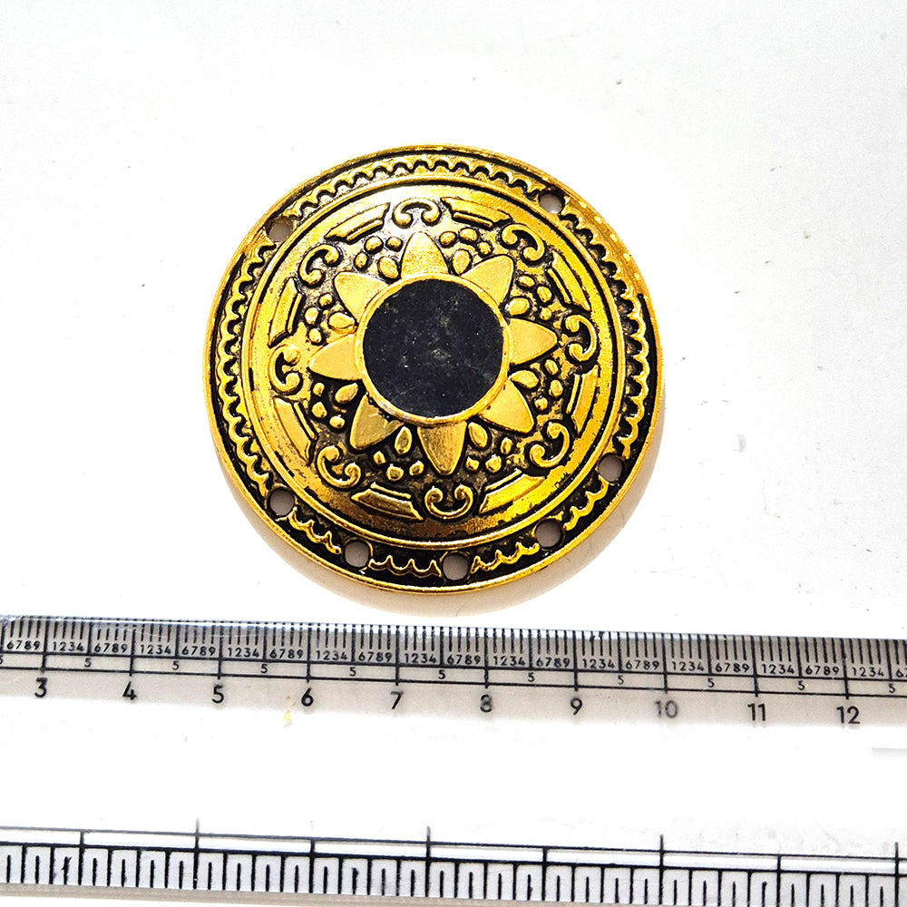 Large Gold Plated Statement Pendant | Limited Stock Sale | Jewelry Making Pendant | Single Piece