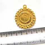 Large Gold Plated Statement Pendant | Limited Stock Sale | Jewelry Making Pendant | Single Piece