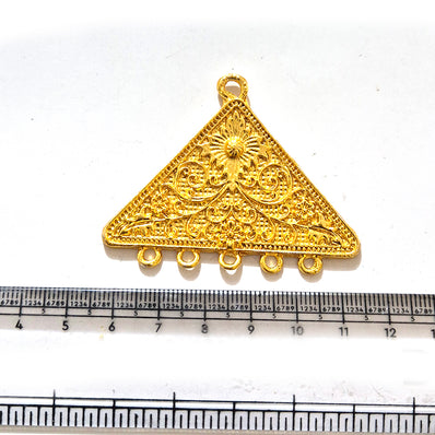 Large Gold Plated Statement Pendant | Limited Stock Sale | Jewelry Making Pendant | Single Piece