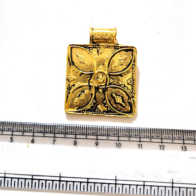Large Gold Plated Statement Pendant | Limited Stock Sale | Jewelry Making Pendant | Single Piece