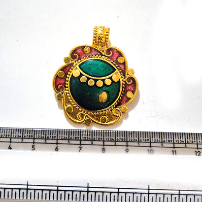 Large Gold Plated Statement Pendant | Limited Stock Sale | Jewelry Making Pendant | Single Piece