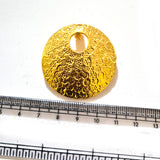 Large Gold Plated Statement Pendant | Limited Stock Sale | Jewelry Making Pendant | Single Piece