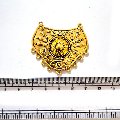 Large Gold Plated Statement Pendant | Limited Stock Sale | Jewelry Making Pendant | Single Piece