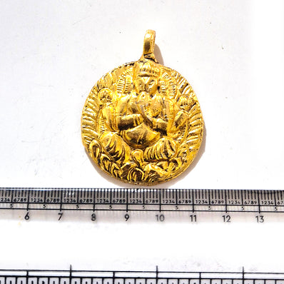 Large Gold Plated Statement Pendant | Limited Stock Sale | Jewelry Making Pendant | Single Piece