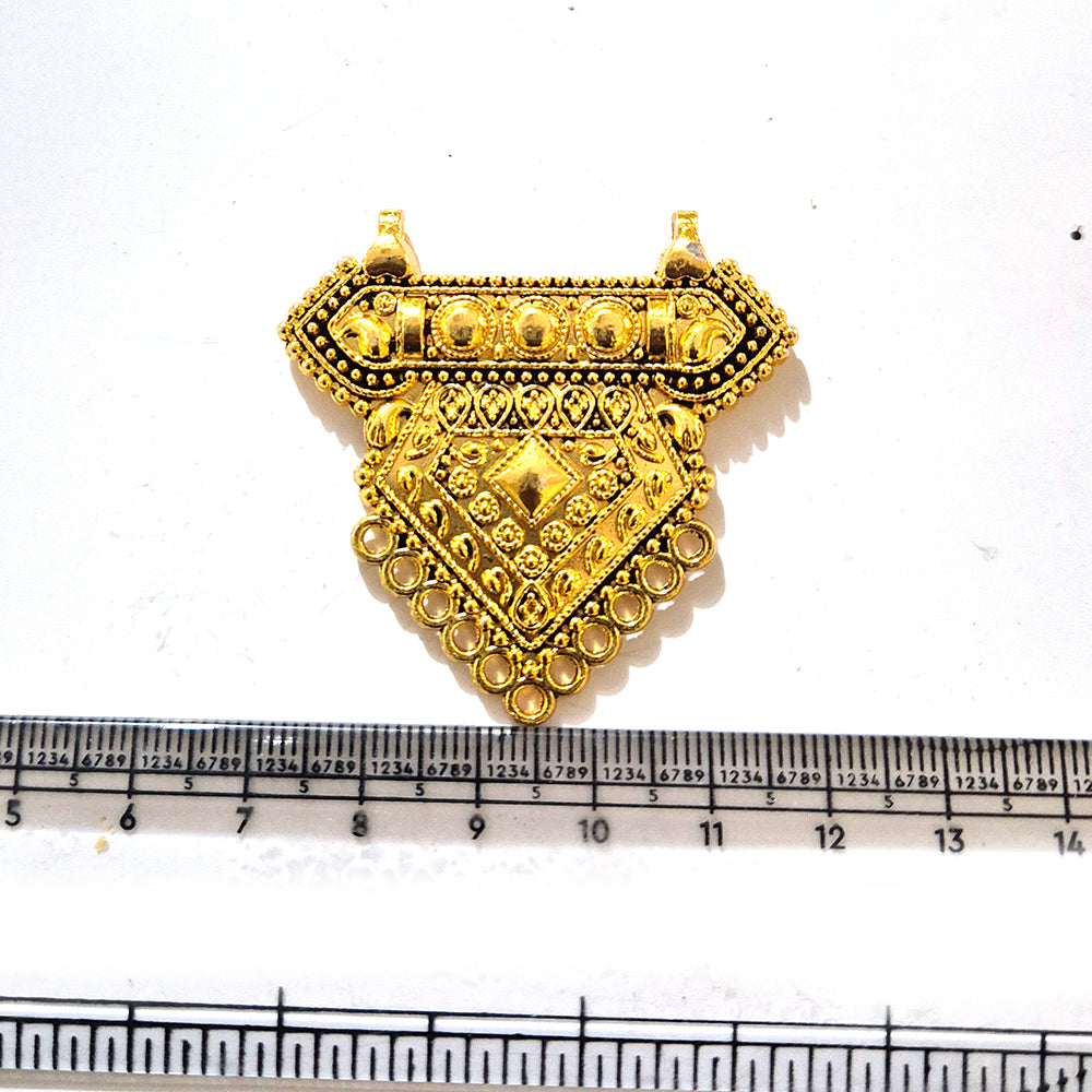 Large Gold Plated Statement Pendant | Limited Stock Sale | Jewelry Making Pendant | Single Piece