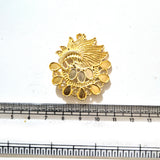 Large Gold Plated Statement Pendant | Limited Stock Sale | Jewelry Making Pendant | Single Piece