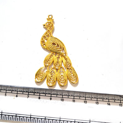 Large Gold Plated Statement Pendant | Limited Stock Sale | Jewelry Making Pendant | Single Piece