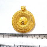 Large Gold Plated Statement Pendant | Limited Stock Sale | Jewelry Making Pendant | Single Piece