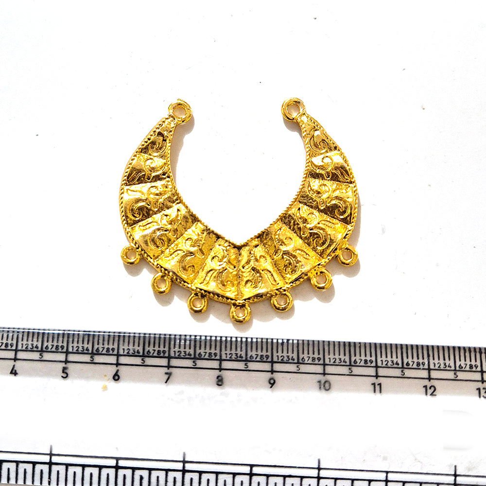 Large Gold Plated Statement Pendant | Limited Stock Sale | Jewelry Making Pendant | Single Piece