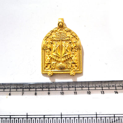 Large Gold Plated Statement Pendant | Limited Stock Sale | Jewelry Making Pendant | Single Piece